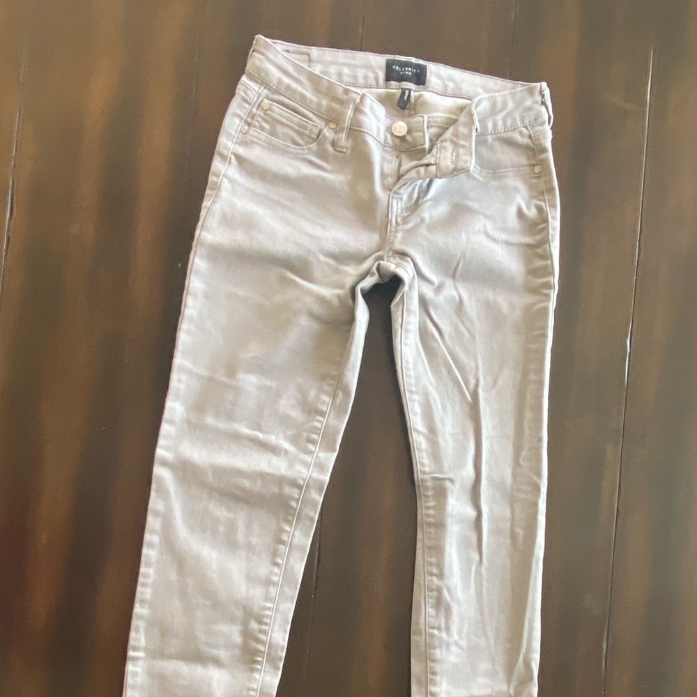 Celebrity Pink gray low-rise skinny jeans